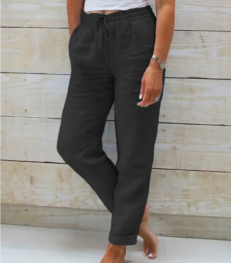 Pantalon en Lin et Coton