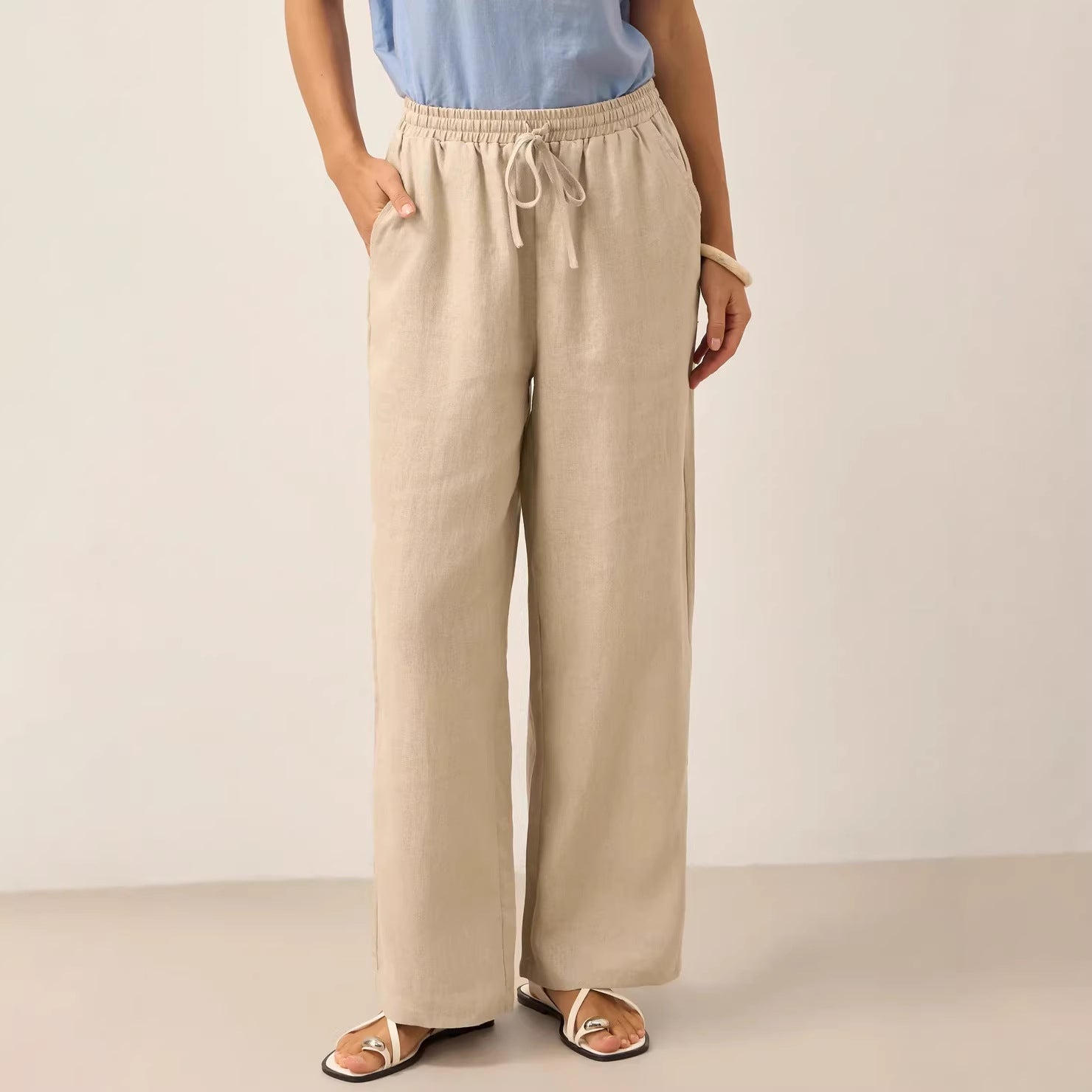 Pantalon Lin