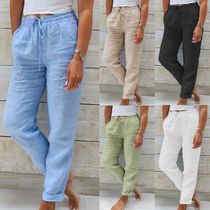 Pantalon en Lin et Coton