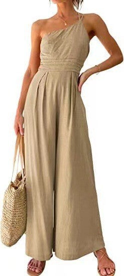 Combinaison Large Asymétrique à Coupe Ajustée avec Sac de Lixe